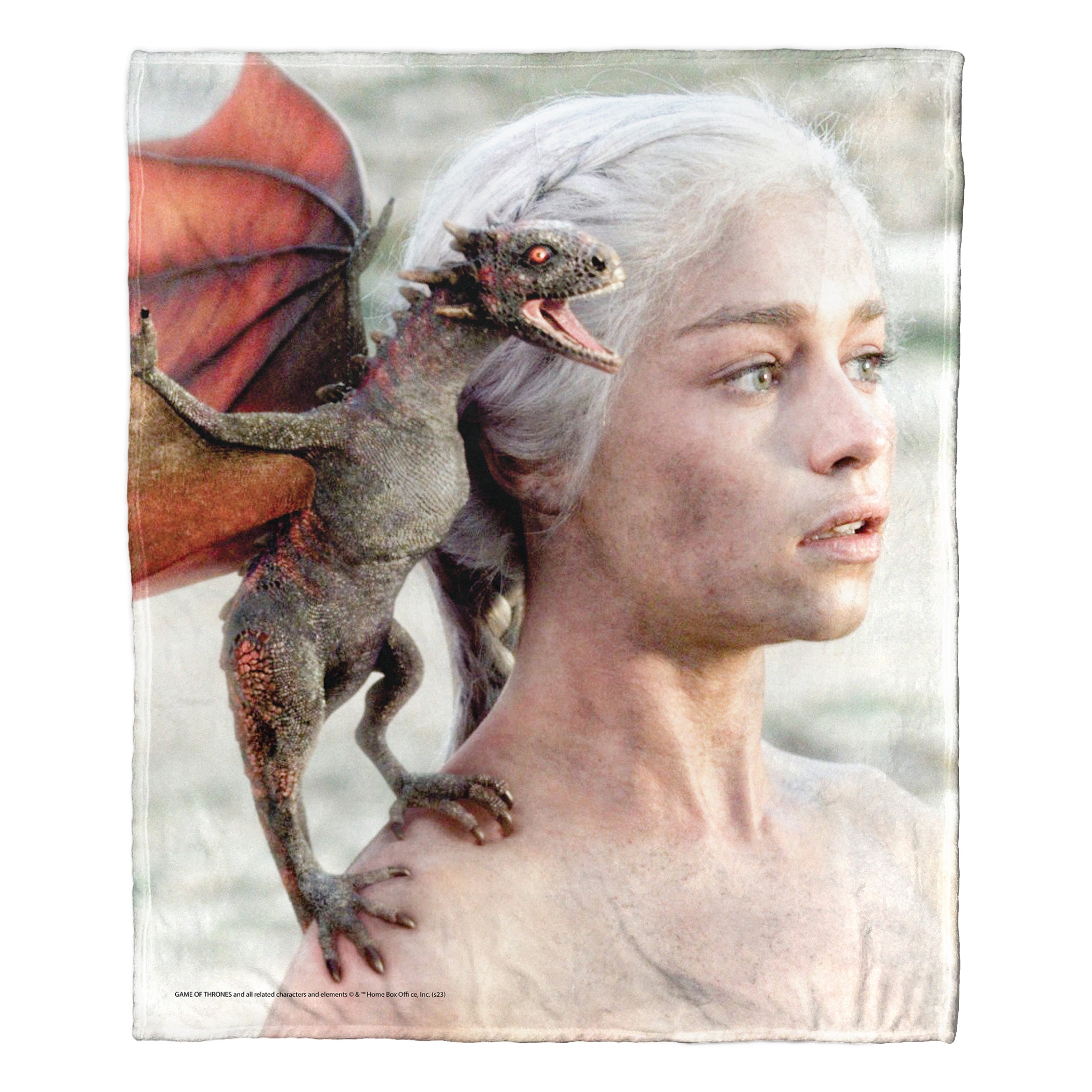 Warner Bros. Game Of Thrones Mother Of Dragons Silk Touch Throw Blanket 50x60 Inches