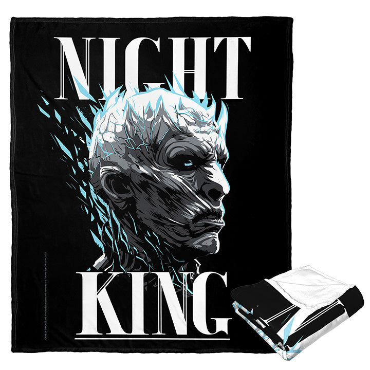 Warner Bros. Game Of Thrones Night King Silk Touch Throw Blanket 50x60 Inches