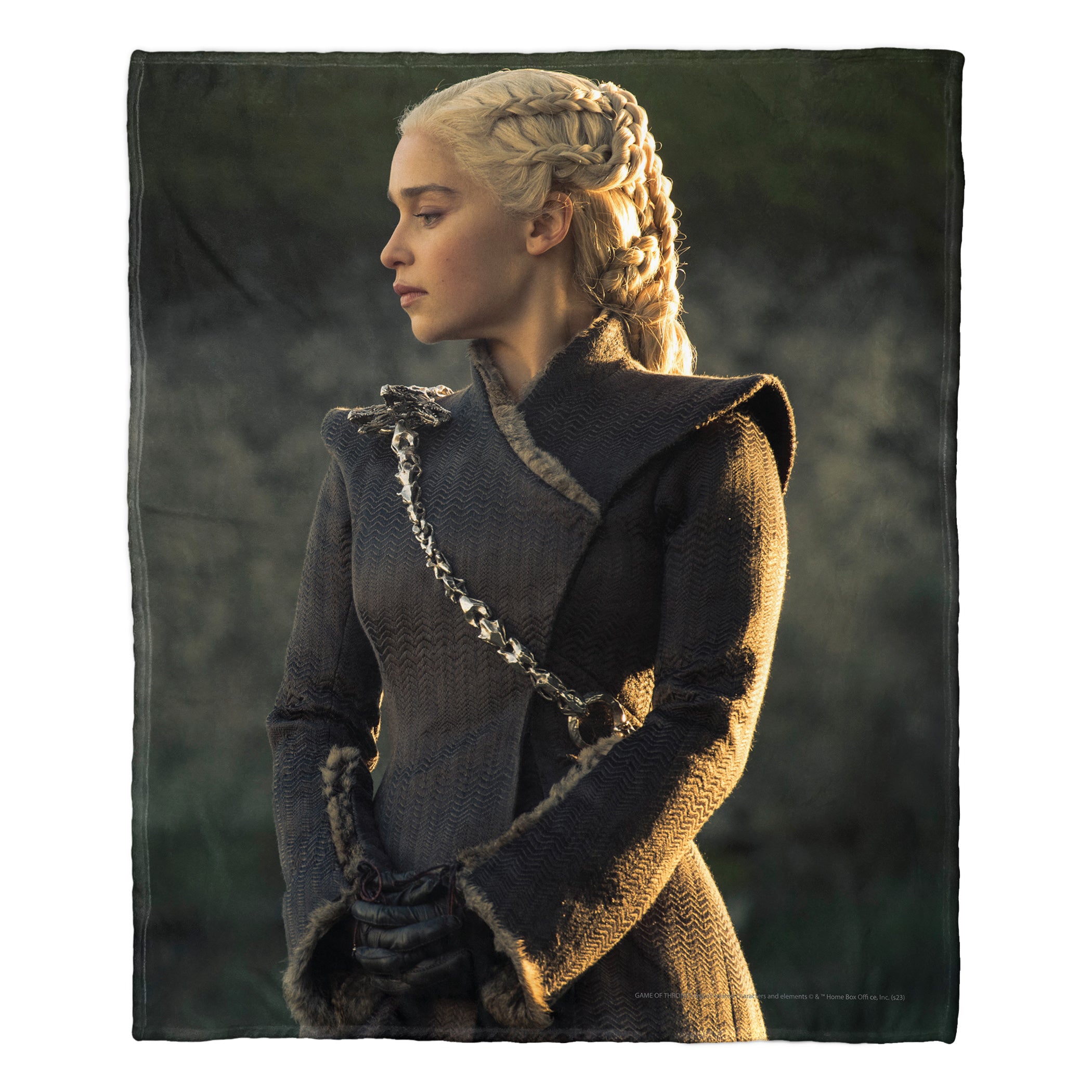 Warner Bros. Game Of Thrones Queen Daenerys Silk Touch Throw Blanket 50x60 Inches