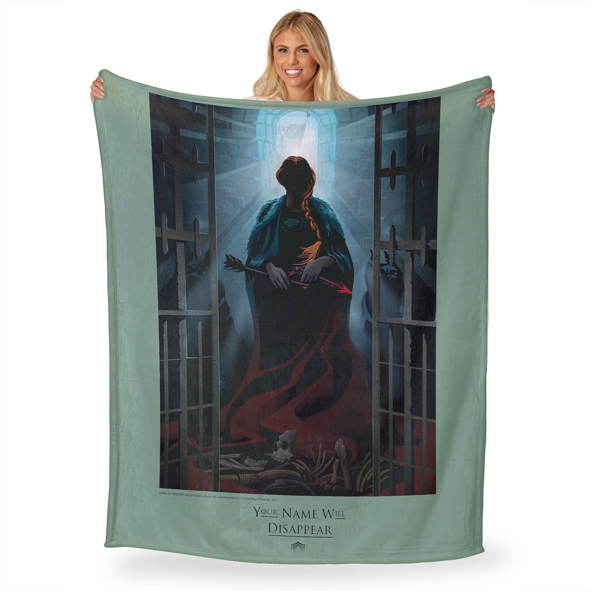 Warner Bros. Game Of Thrones You Will Disappear Silk Touch Throw Blanket 50x60 Inches