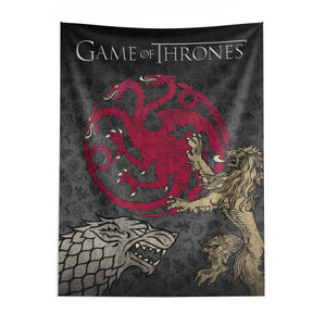 Warner Bros Game of Thrones Snarling Sigils Wall Hanging 40x57 inches