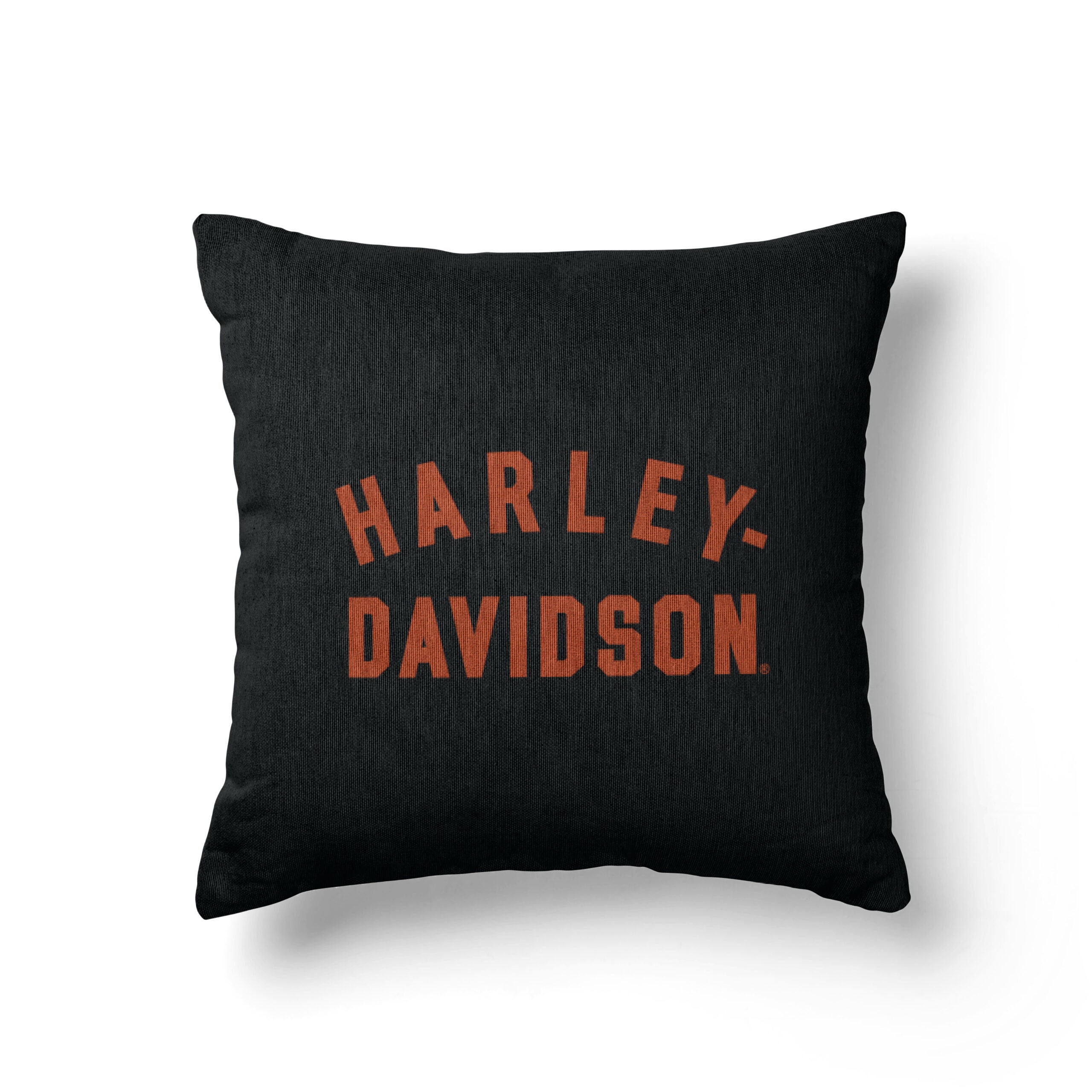 Harley Davidson Wordmark Tapestry Pillow 18×18 Inches