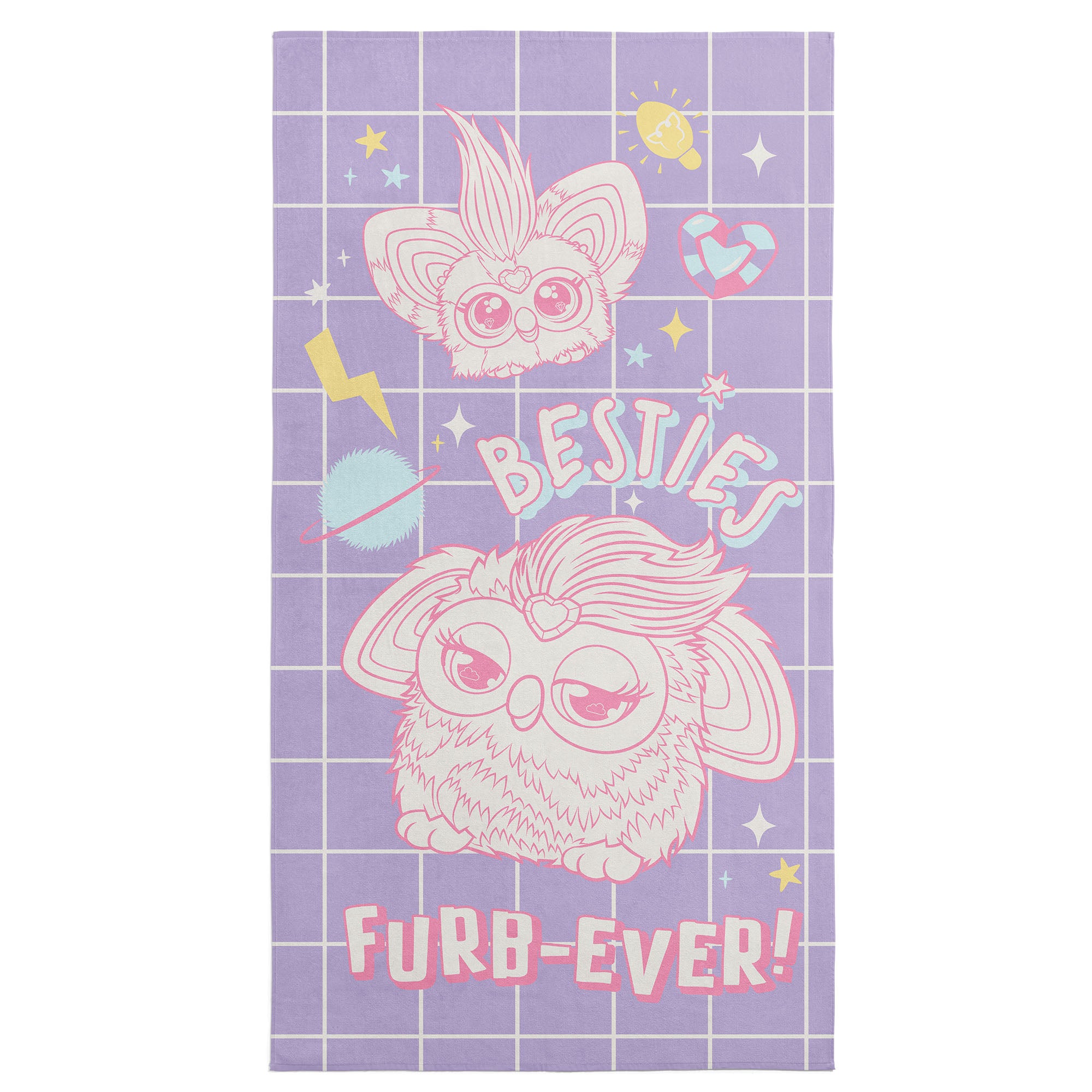 Hasbro Furby Furb-Ever Microfiber Beach Towel 30x60 inches