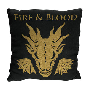 Warner Bros. House of the Dragon Heirs Of The Dragon Jacquard Pillow 20x20 Inches