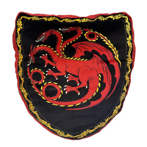 Warner Bros. House of the Dragon Dragon Shield Logo Cloud Pillow 15 Inches