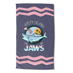 Jaws Amity Island Purple Sand Free Beach Towel 35x60 inches