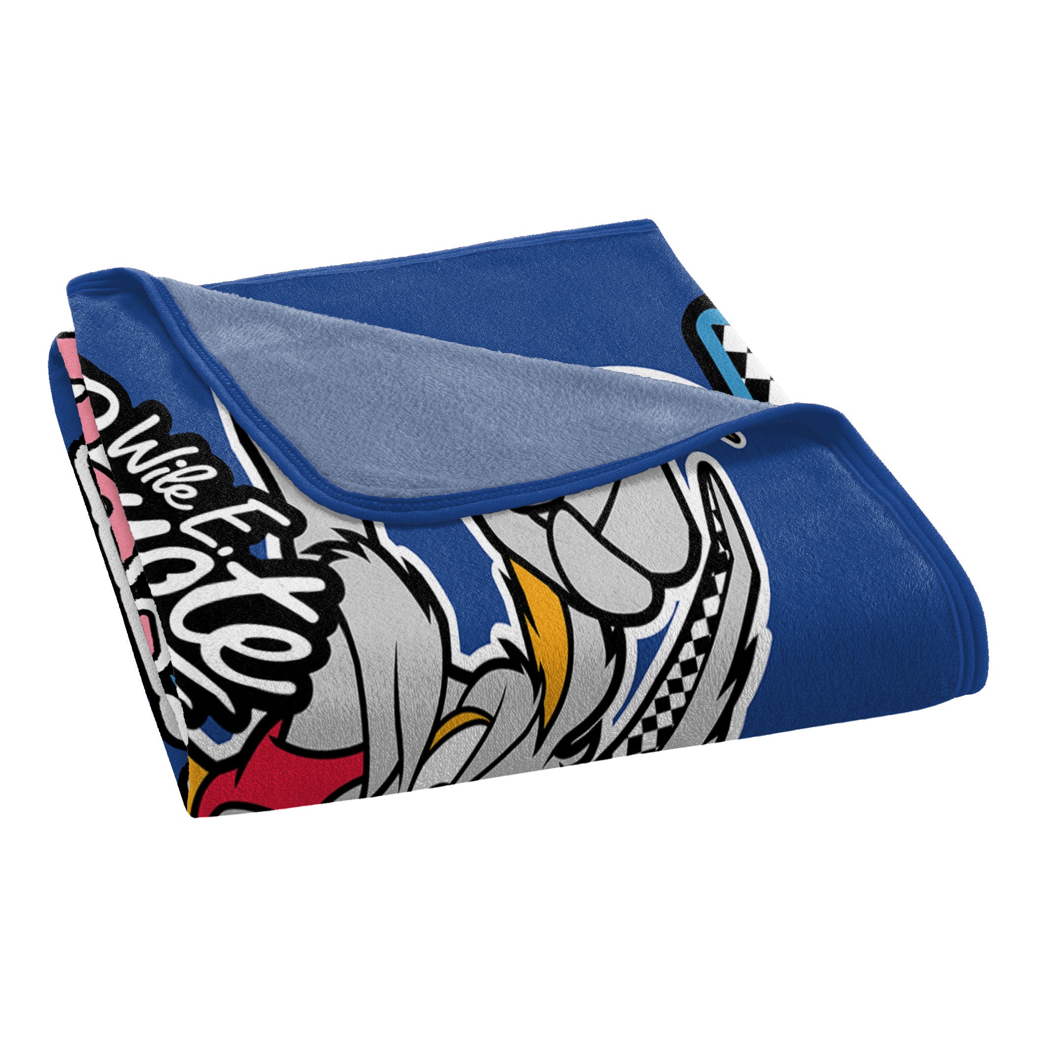 Warner Bros. Looney Tunes Beep Beep Micro Raschel Throw Blanket 46x60 Inches