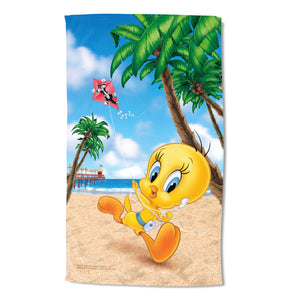 Looney Tunes Beach Bird Beach Towel, 35x60 inches