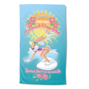 Looney Tunes Lola Surfing Beach Towel, 35x60 inches