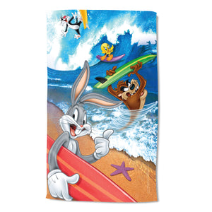 Looney Tunes Looney Surfing Beach Towel, 35x60 inches