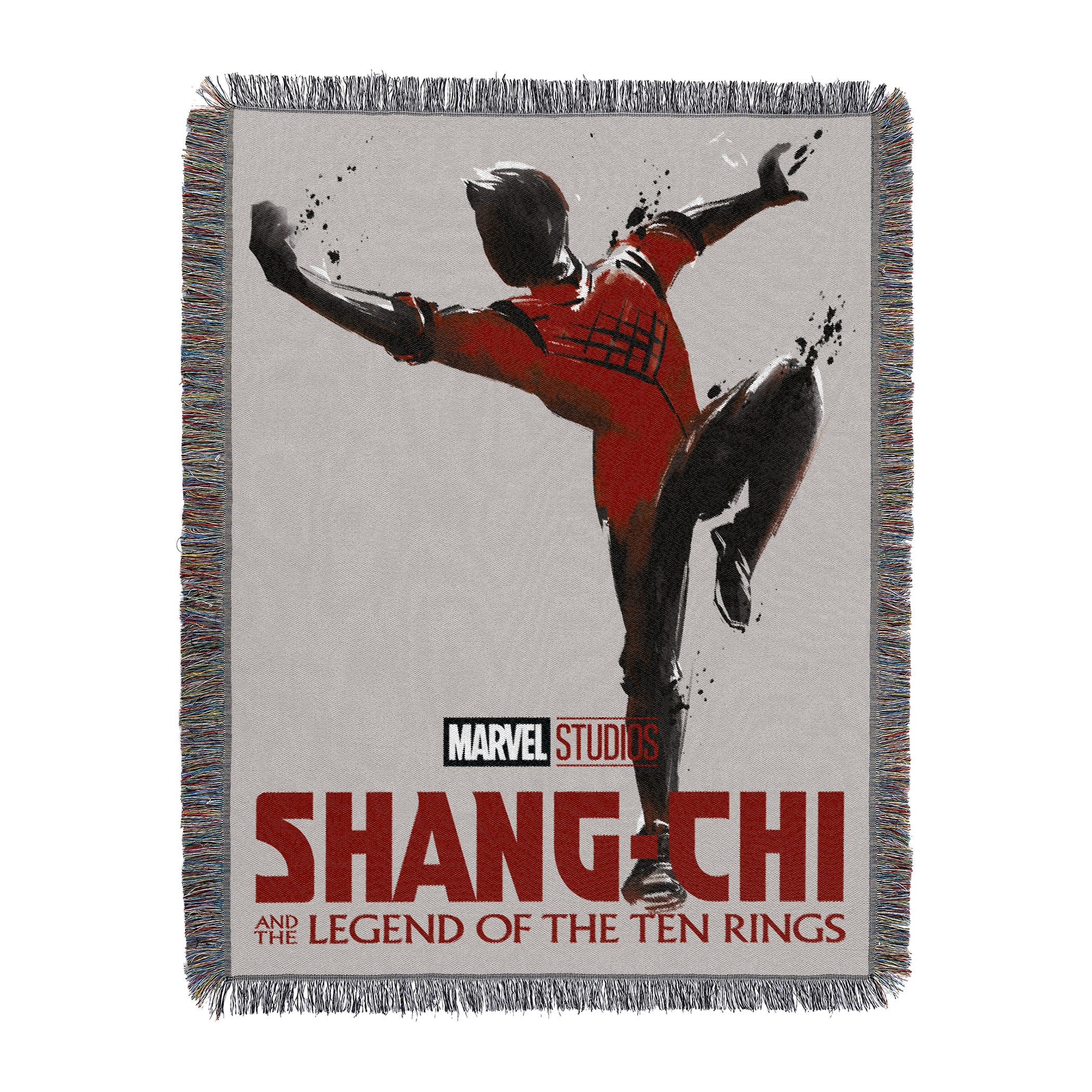 Marvel Shang Chi Warrior Style Woven Tapestry Throw Blanket 48x60 inches