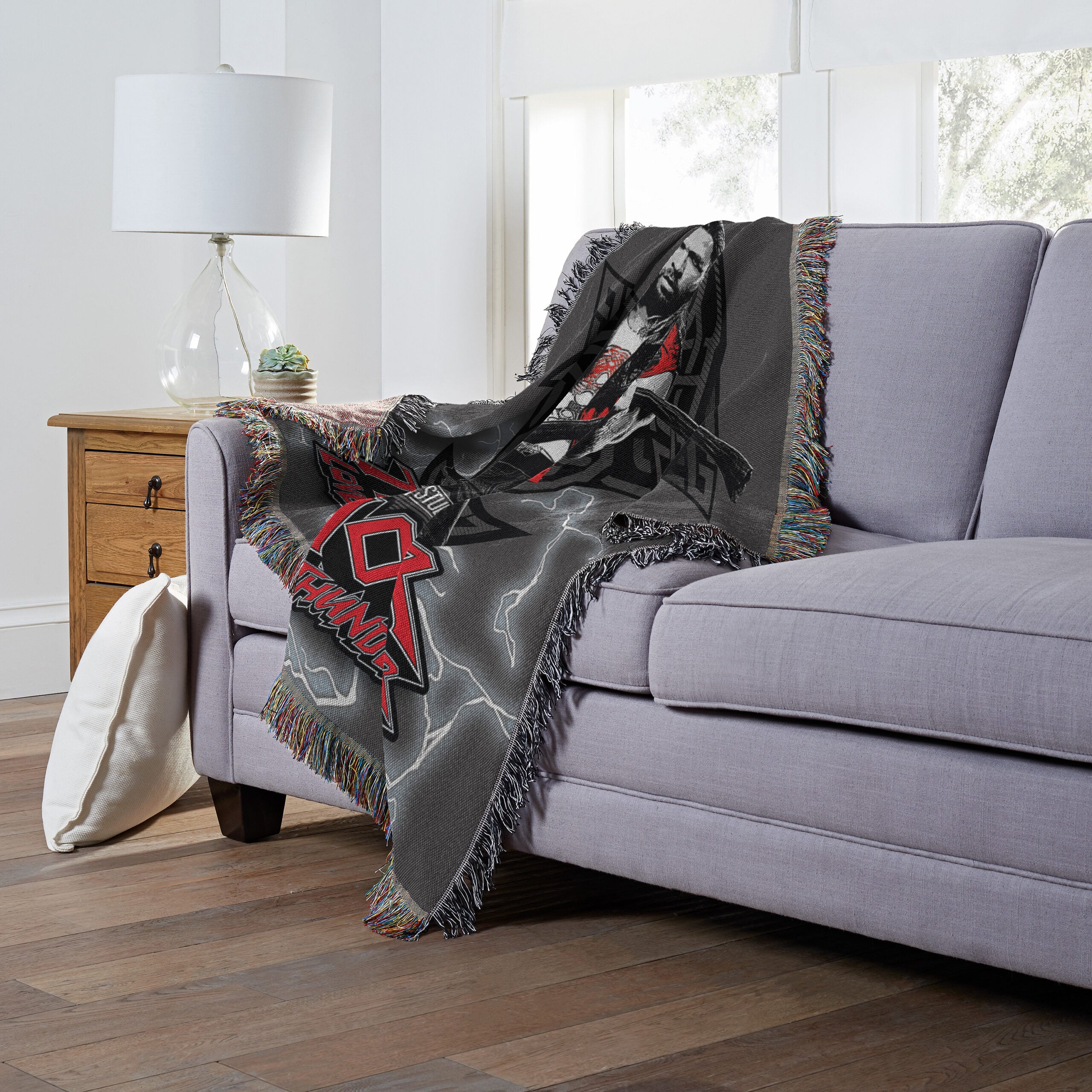 Marvel Thor 4 Thors Axe Woven Tapestry Throw Blanket 48x60 inches