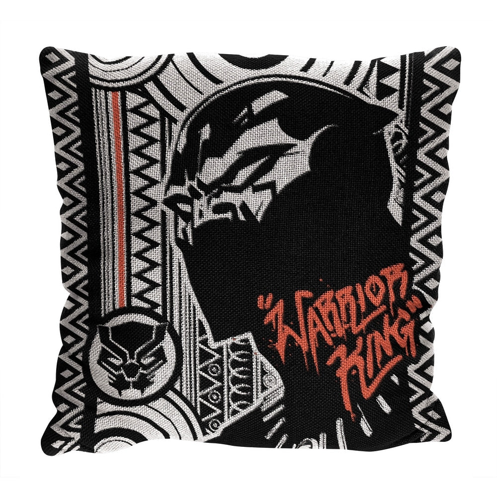 Marvel Black Panther Always Justice Jacquard Throw Pillow 20x20 Inches