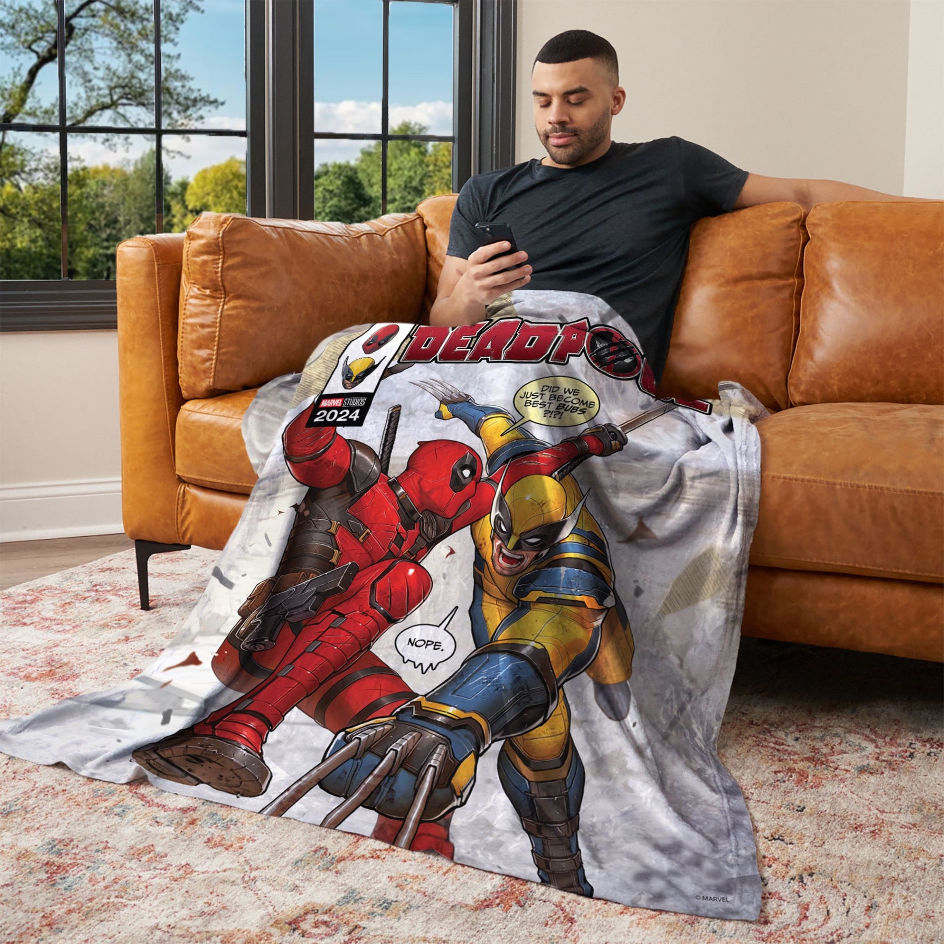 Marvel shops Deadpool blanket