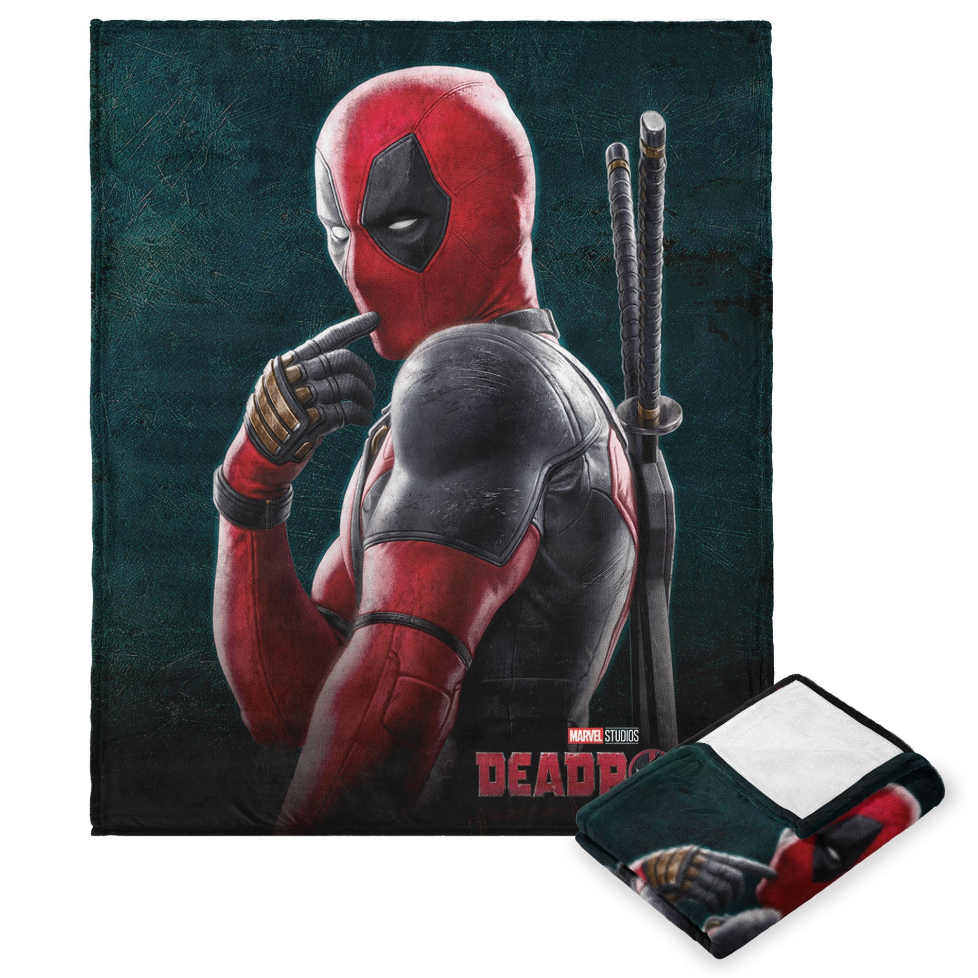 Marvels Deadpool 3 Hey There Silk Touch Throw Blanket 50 x 60 Inches