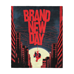 Marvel Spider-Man: Brand New Day Poster Silk Touch Throw Blanket 50x60 inches