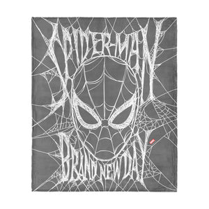 Marvel Spider-Man: Brand New Day Brand New Web Silk Touch Throw Blanket 50x60 inches