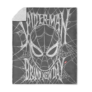 Marvel Spider-Man: Brand New Day Brand New Web Silk Touch Sherpa Throw Blanket 50x60 inches