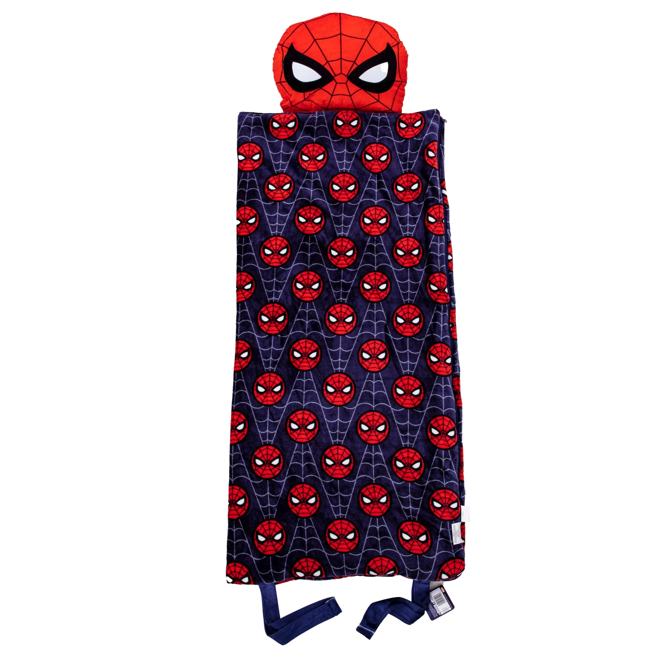 Marvel Spider-Man No Way Home City Never Sleeps Slumber Bag With Pillow 27X56 Inches