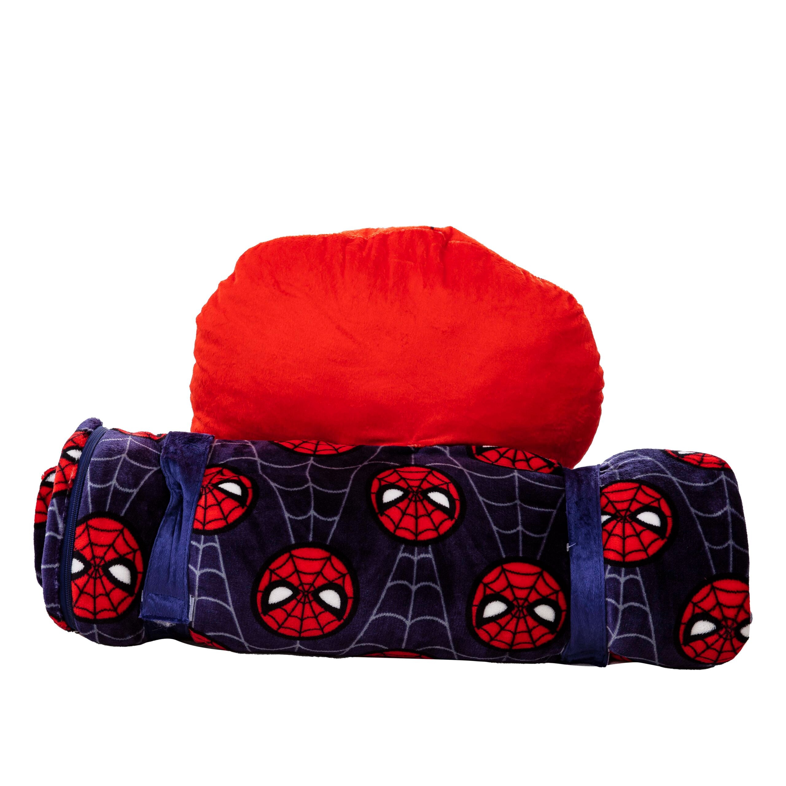 Marvel Spider-Man No Way Home City Never Sleeps Slumber Bag With Pillow 27X56 Inches