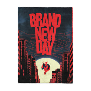 Marvel Spider-Man: Brand New Day Poster Silk Touch Throw Blanket 60x80 inches