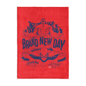 Marvel Spider-Man: Brand New Day Hulk City Silk Touch Throw Blanket 60x80 inches