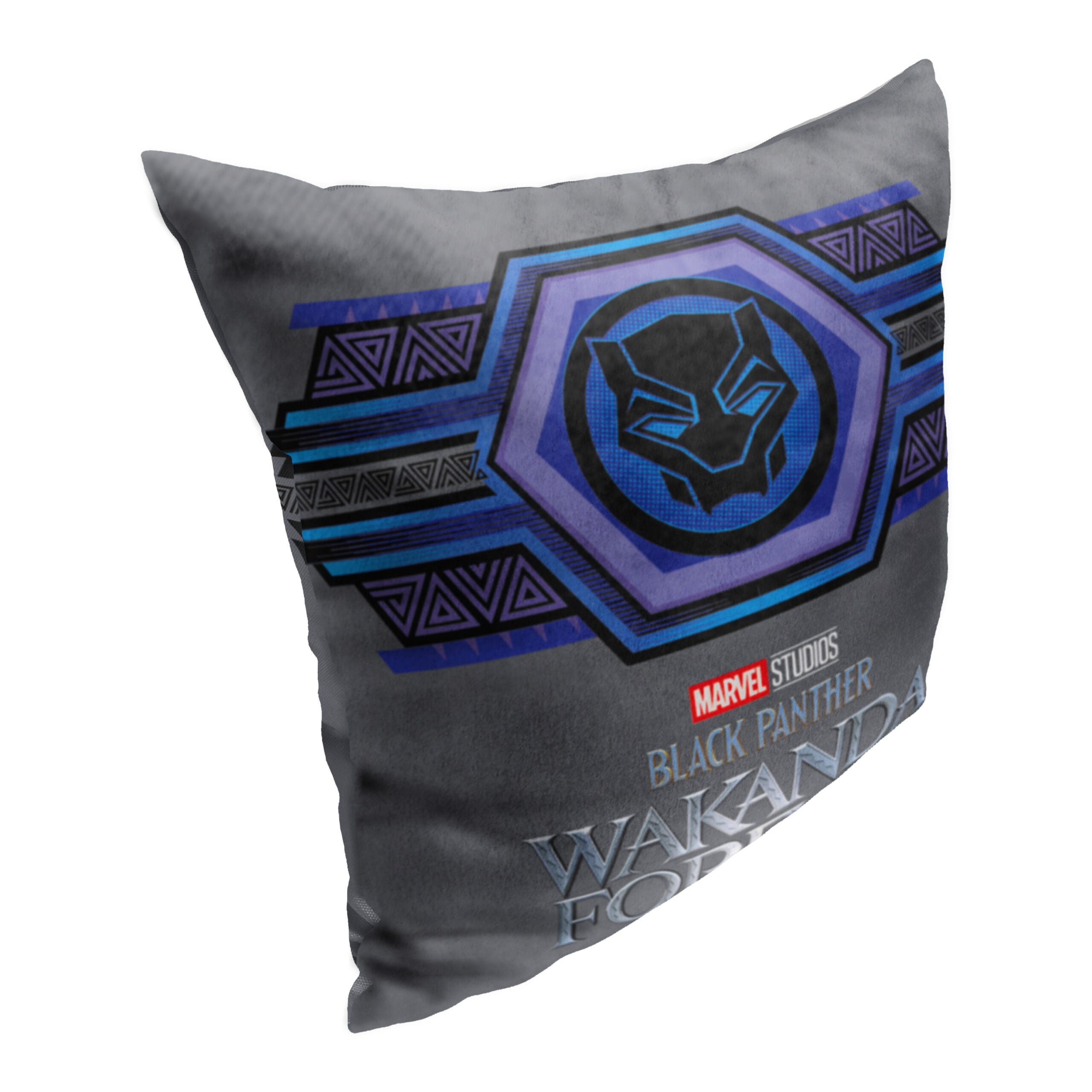 Marvel Black Panther Emblem Throw Pillow 18x18 Inches