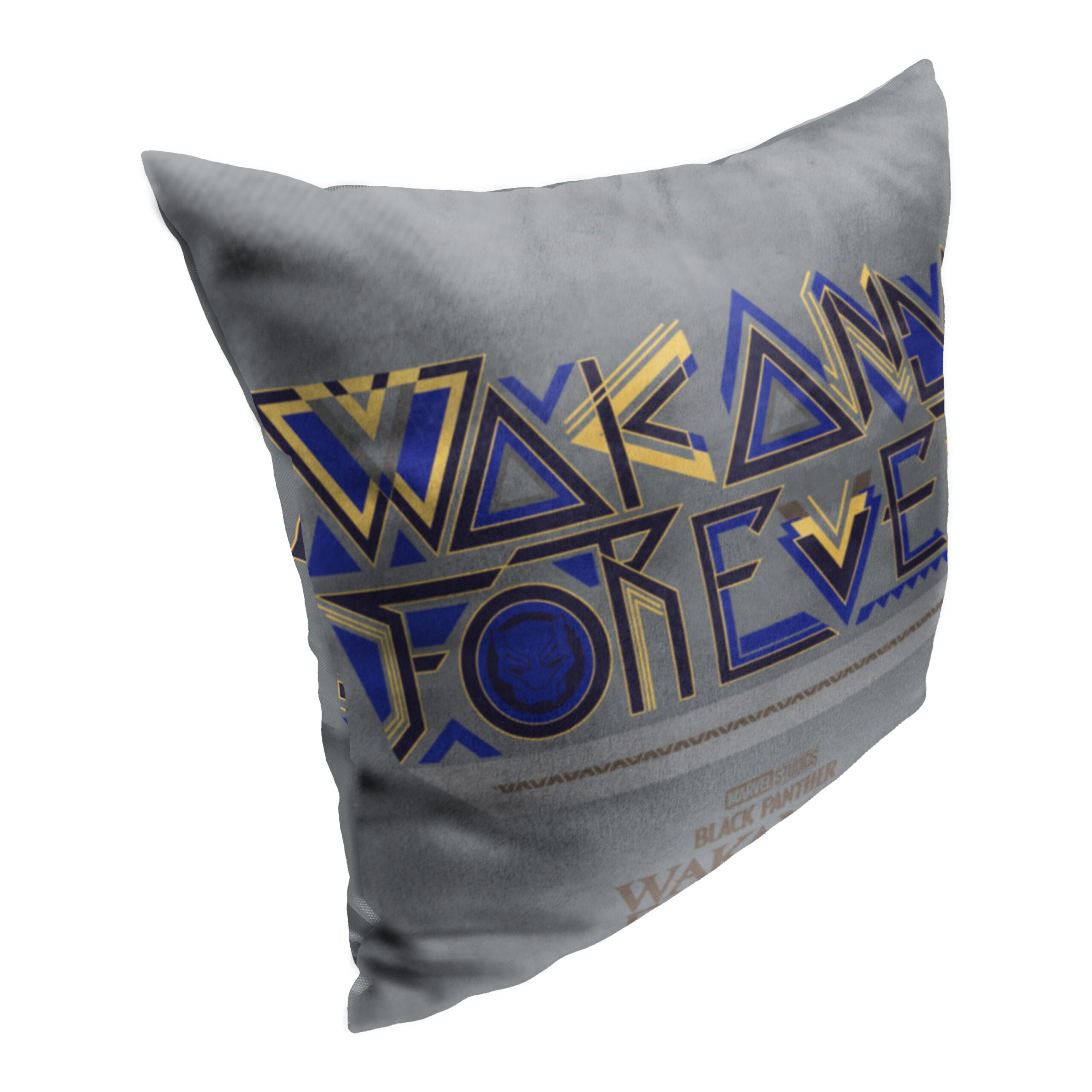 Marvel Black Panther Wakanda Forever Throw Pillow 18x18 Inches