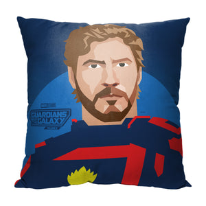 Marvel Guardians Of The Galaxy 3 Starlord Throw Pillow 18x18 Inches