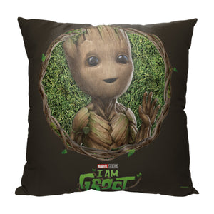 Marvel I Am Groot Groot Frame Throw Pillow 18x18 Inches