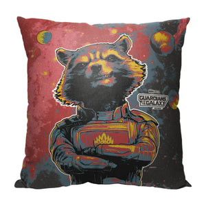 Marvel Guardians Of The Galaxy 3 On Guard Throw Pillow 18x18 Inches