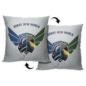 Marvel Captain America Brave New World Throw Pillow 18x18 Inches