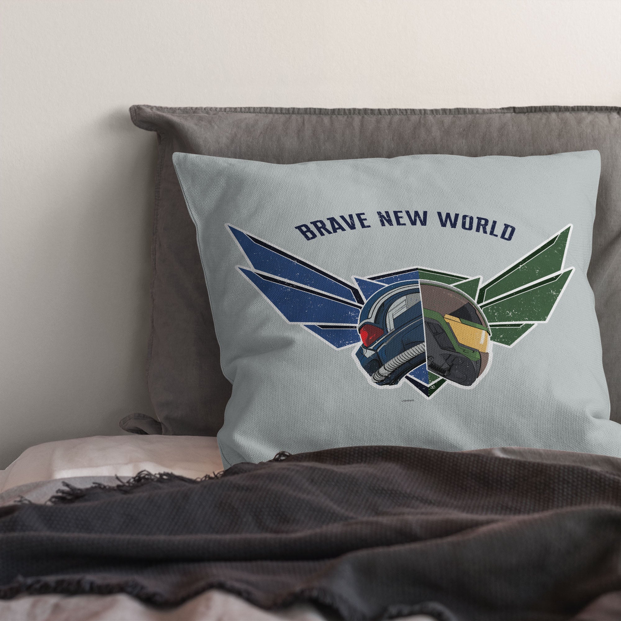 Marvel Captain America Brave New World Throw Pillow 18x18 Inches