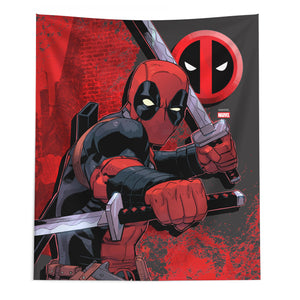 Marvel Deadpool Swordsman Wall Hanging 50x60 inches