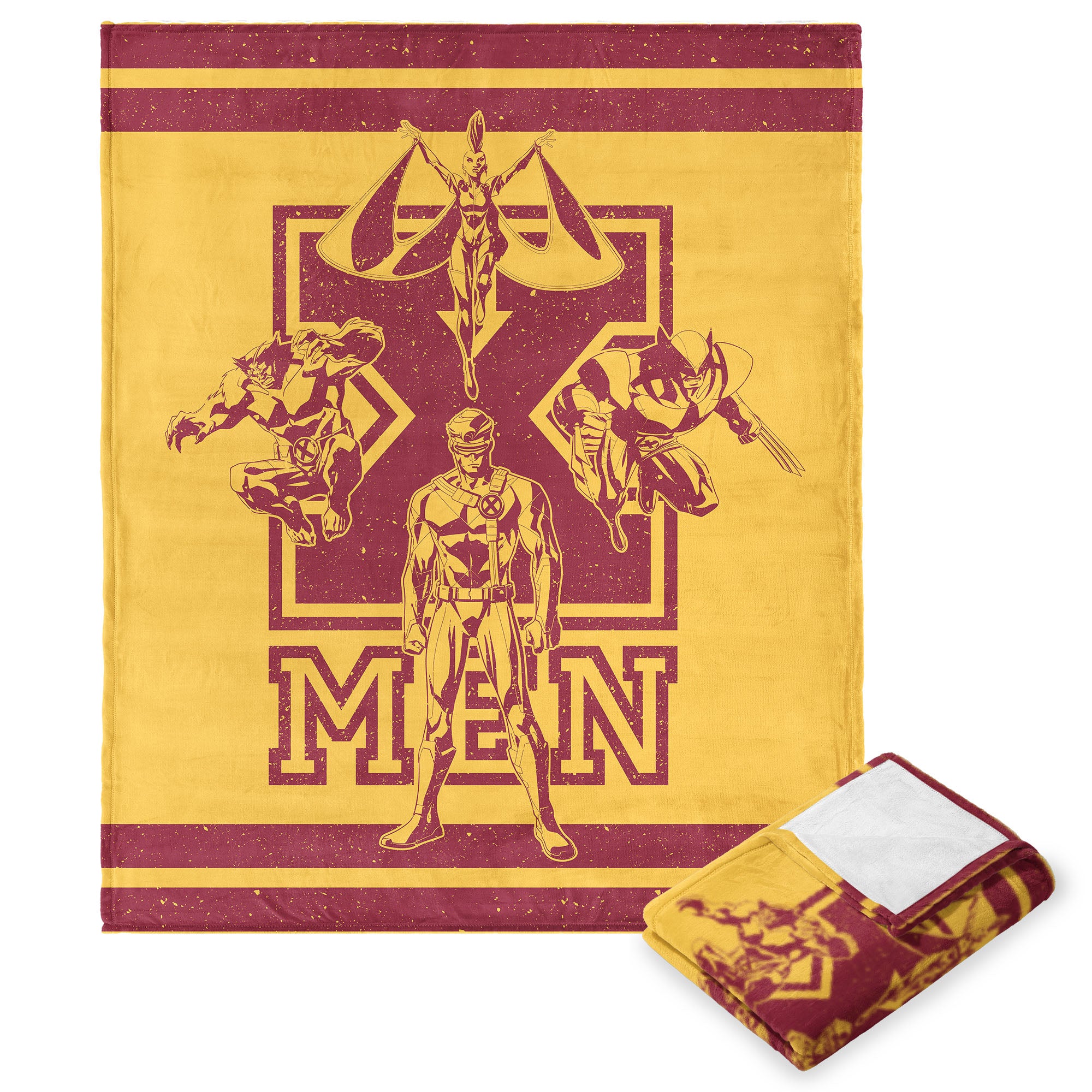 Marvel X-Men X-Men Repeat Silk Touch Throw Blanket 40X50 Inches