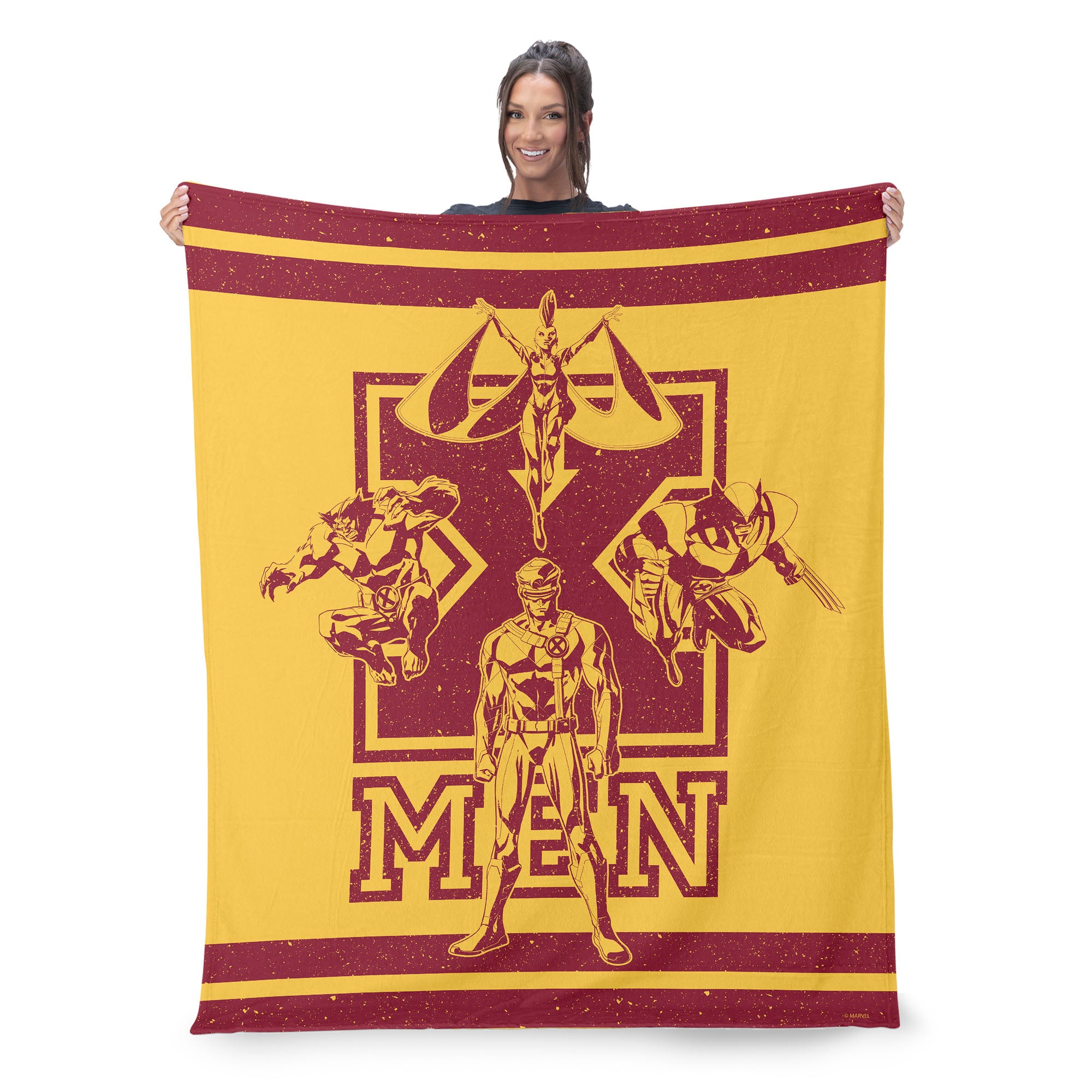 Marvel X-Men X-Men Repeat Silk Touch Throw Blanket 40X50 Inches