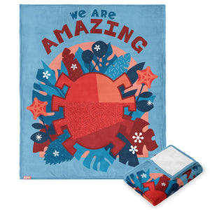 Marvel The Avengers We Are Amazing Silk Touch Throw Blanket 40x50 Inches