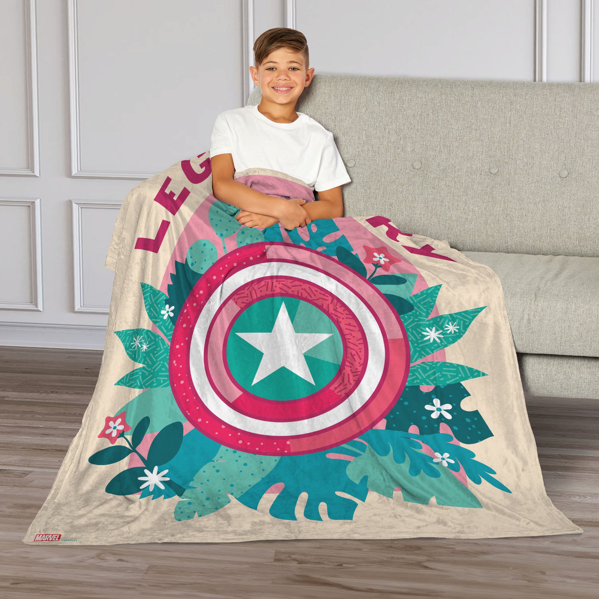 Marvel The Avengers We Are Legendary Silk Touch Throw Blanket 40x50 Inches