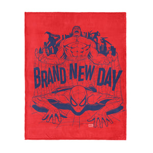 Marvel Spider-Man: Brand New Day Hulk City Silk Touch Throw Blanket 46x60 inches