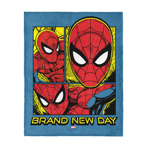 Marvel Spider-Man: Brand New Day New Comic Silk Touch Throw Blanket 46x60 inches