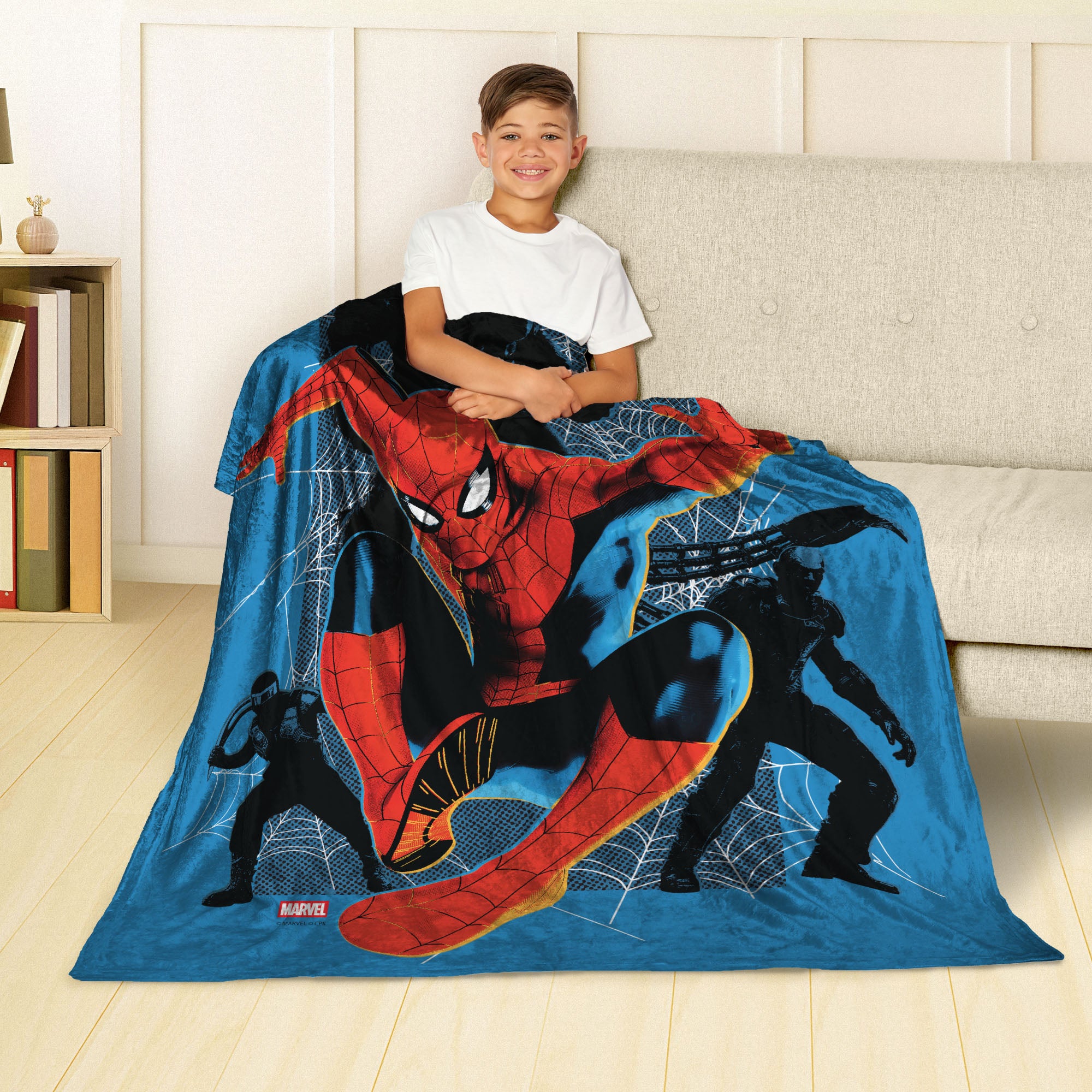 Marvel Spider-Man: Brand New Day Spidey Crew Silk Touch Throw Blanket