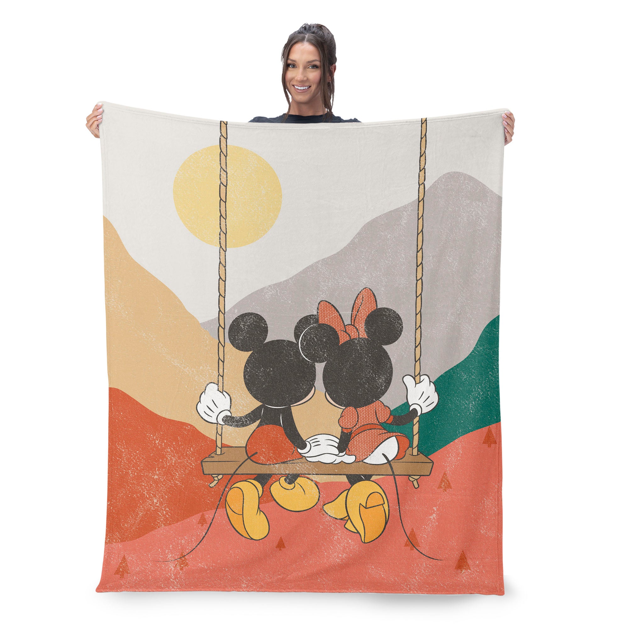 Disney Mickey & Friends Beauty of Nature Silk Touch Throw Blanket 50x60 Inches