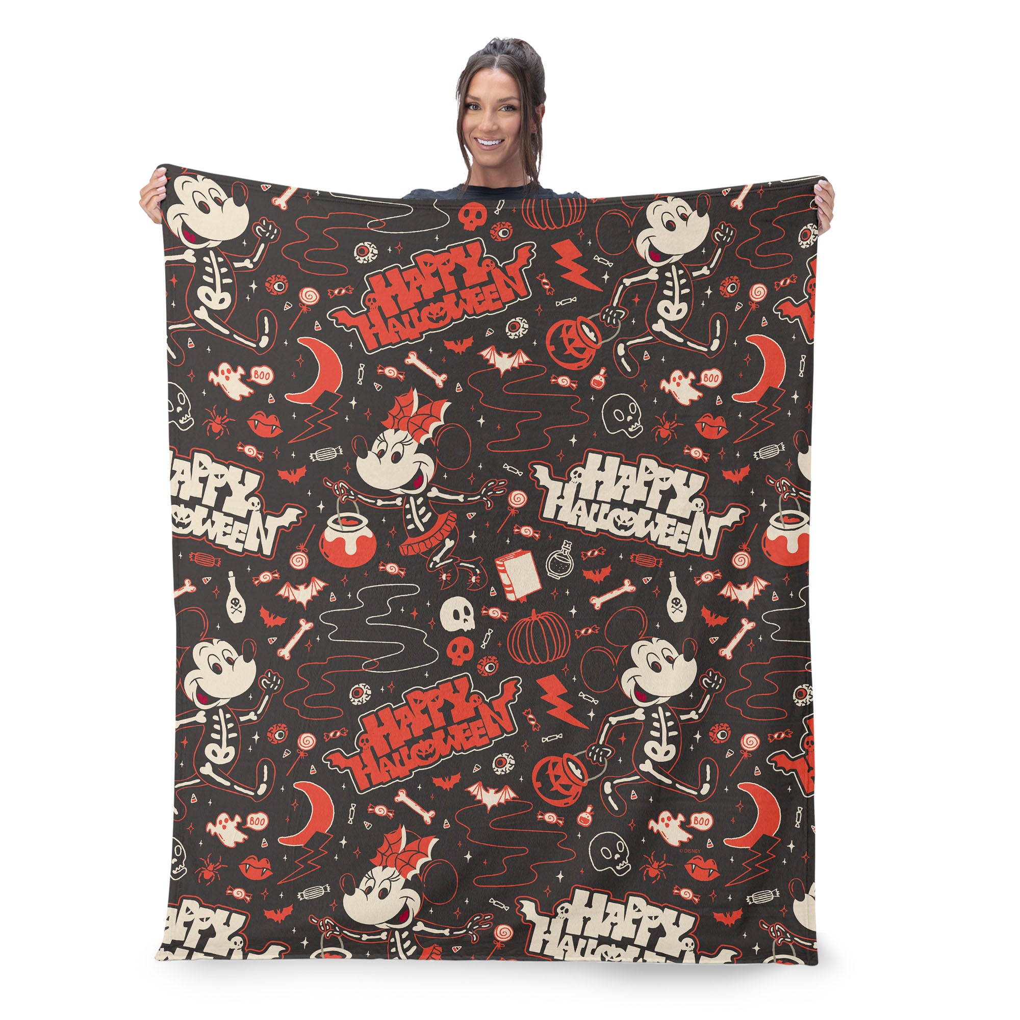 Disney's selling Mickey & Minnie Silky Soft Halloween Blanket 60