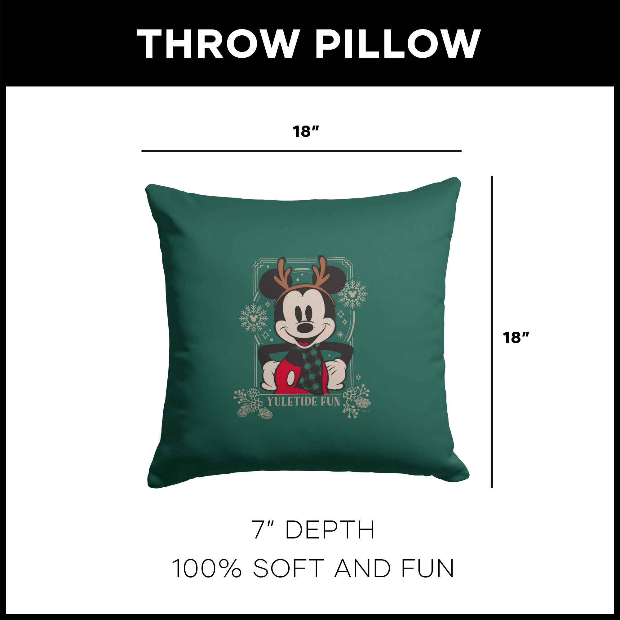 Disney Mickey Holiday sale Throw Pillows