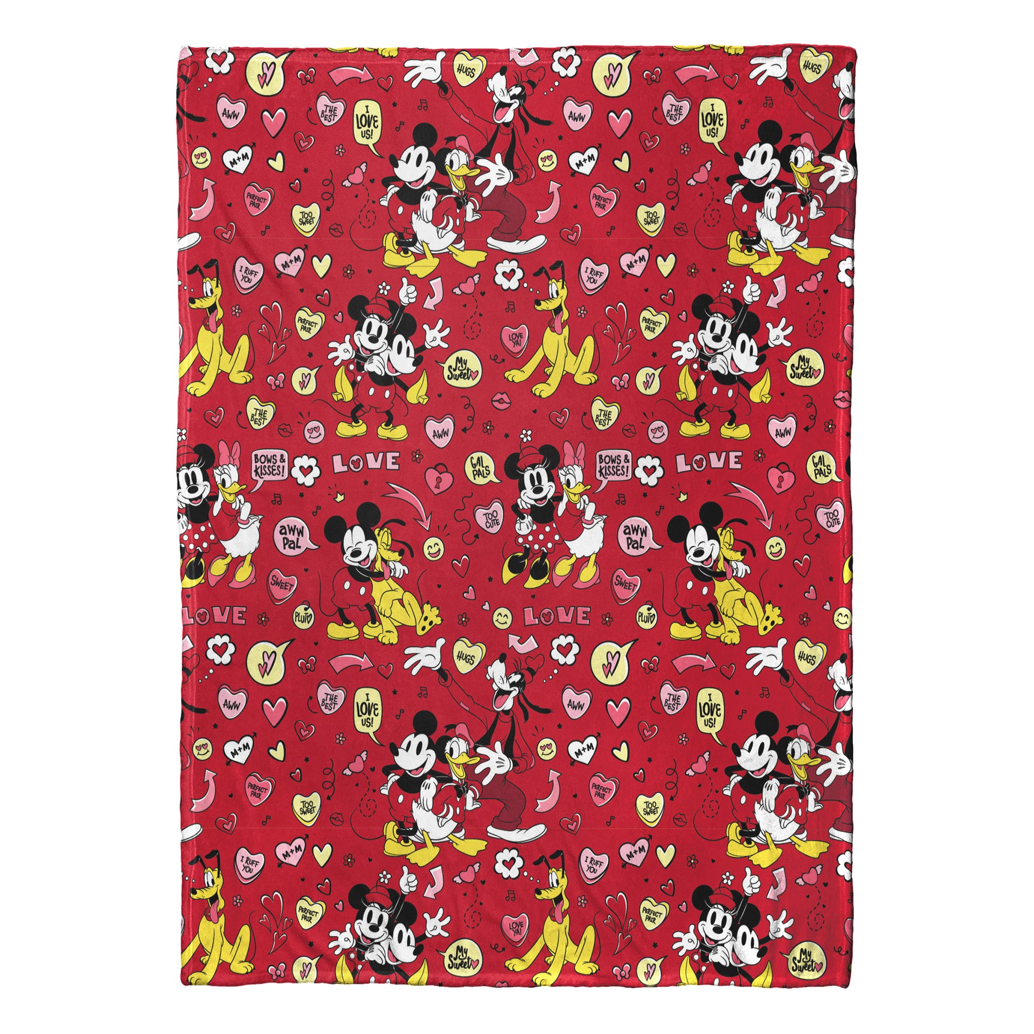 Vintage 50” X 70” offers Disney Mickey Mouse Gosh Throw Blanket 100% Cotton USA