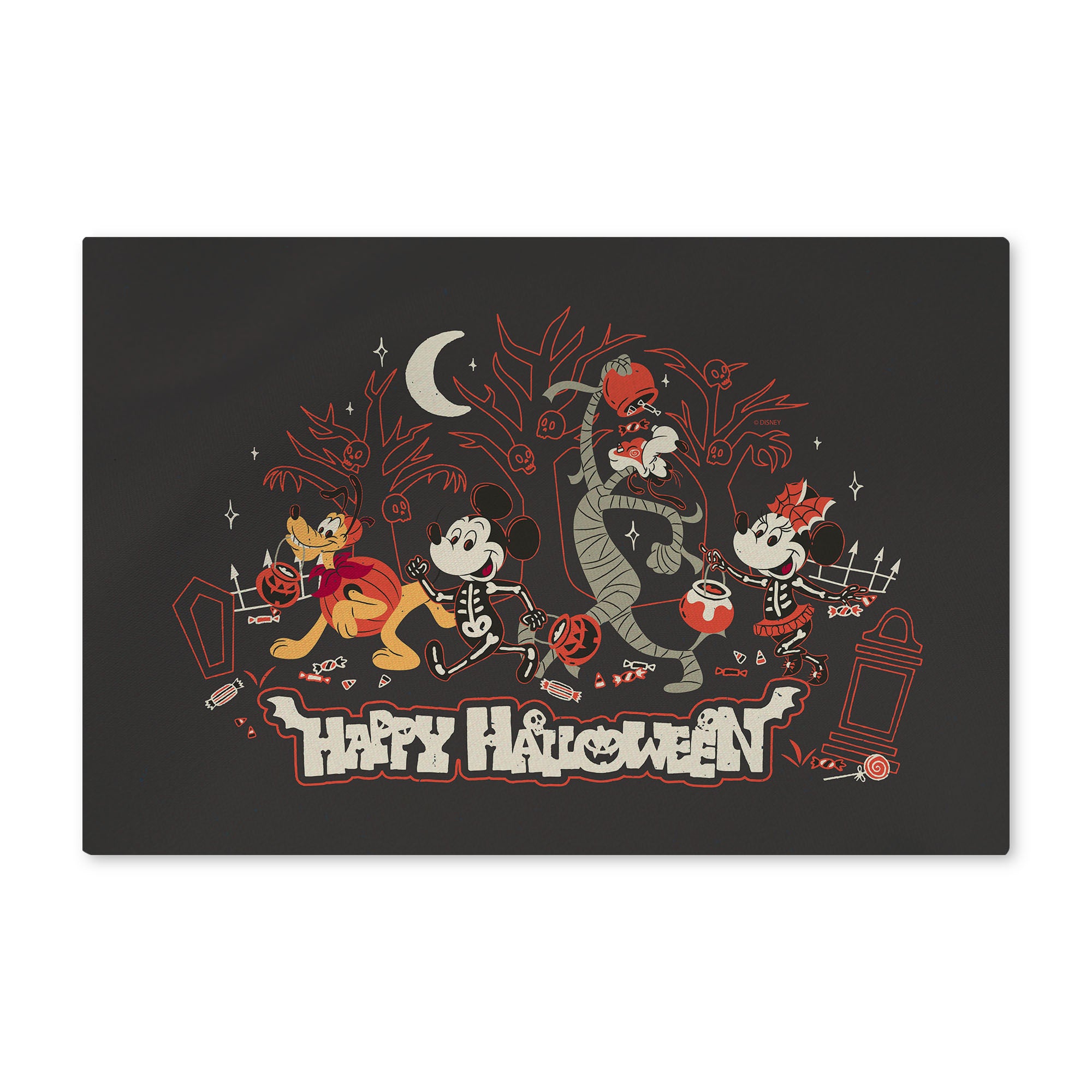 Disney Halloween discount Mickey handmade rug ooak