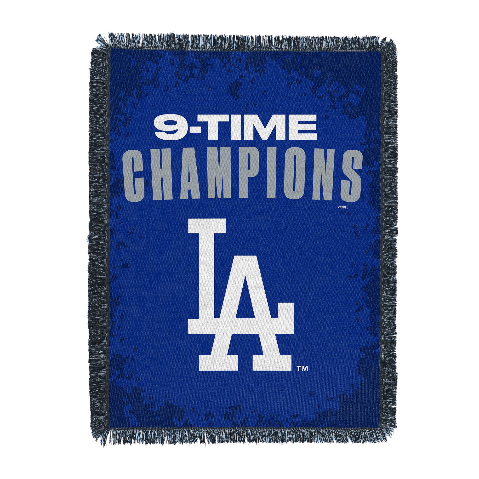 Los Angeles Dodgers 2025 MLB World Series Multi Champ Overdrive Woven Tapestry 48 x 60 inches