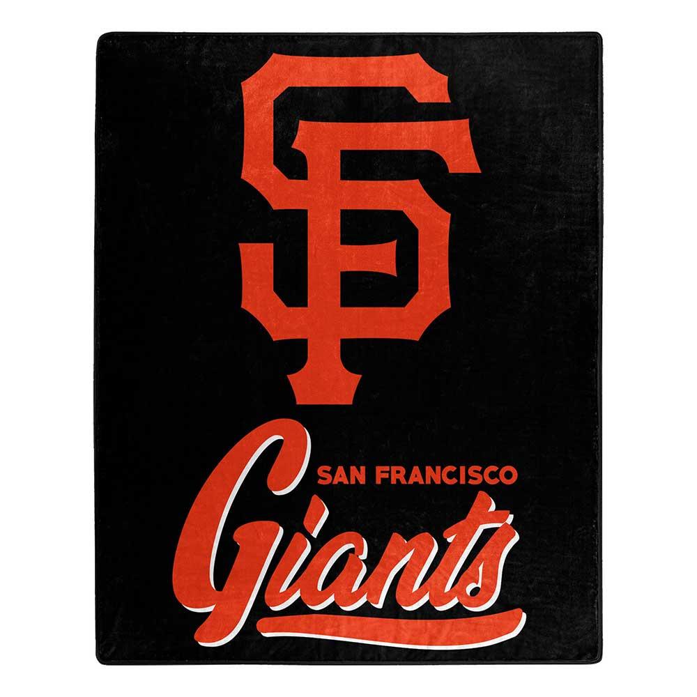 MLB San Francisco Giants Signature Raschel Throw Blanket 50x60 Inches