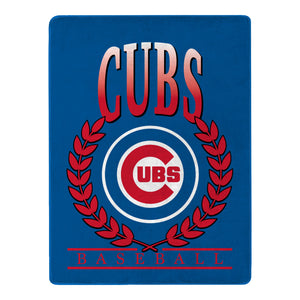 Chicago Cubs MLB Plateau Silk Touch Throw Blanket 46X60 Inches