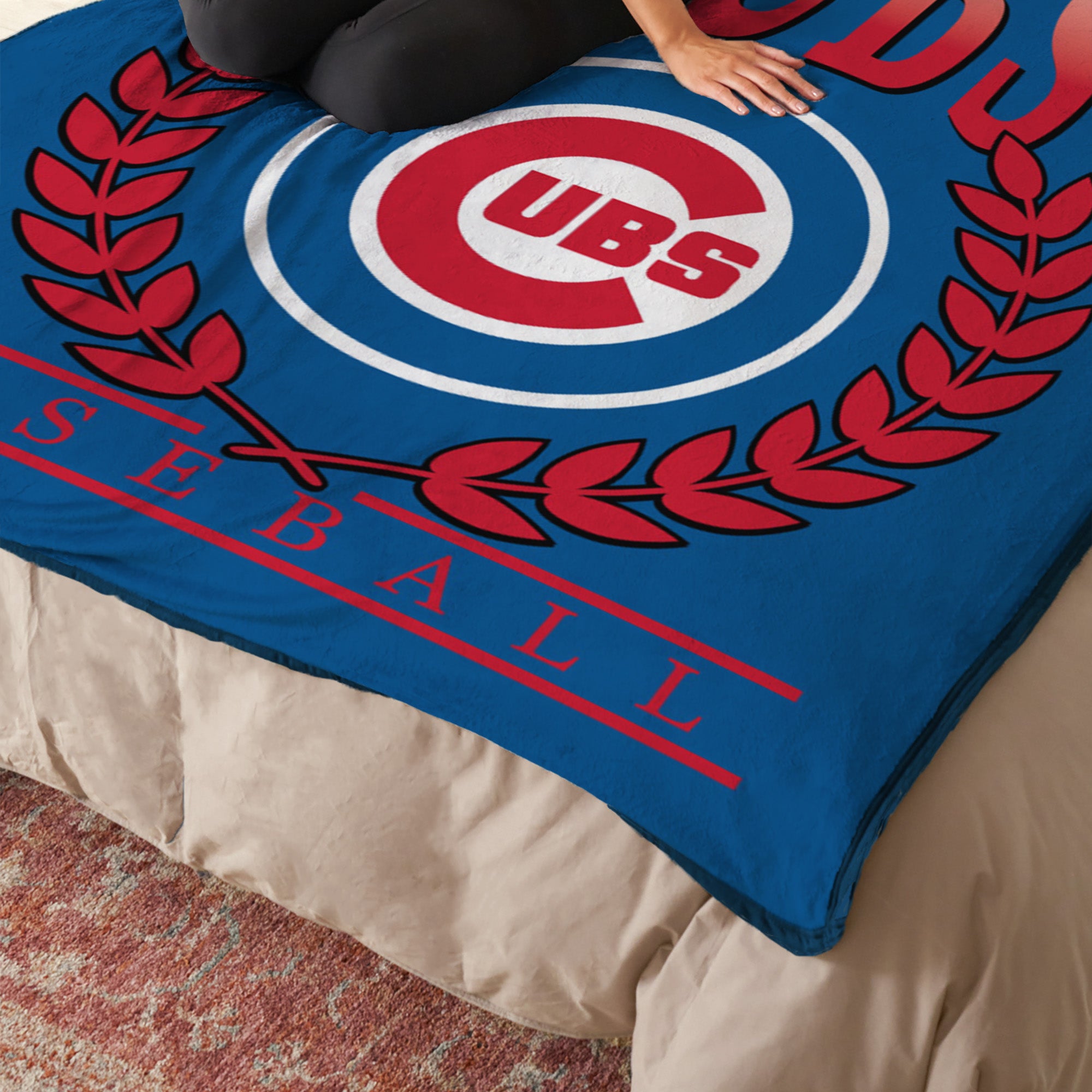 No sew Chicago store Cubs blanket